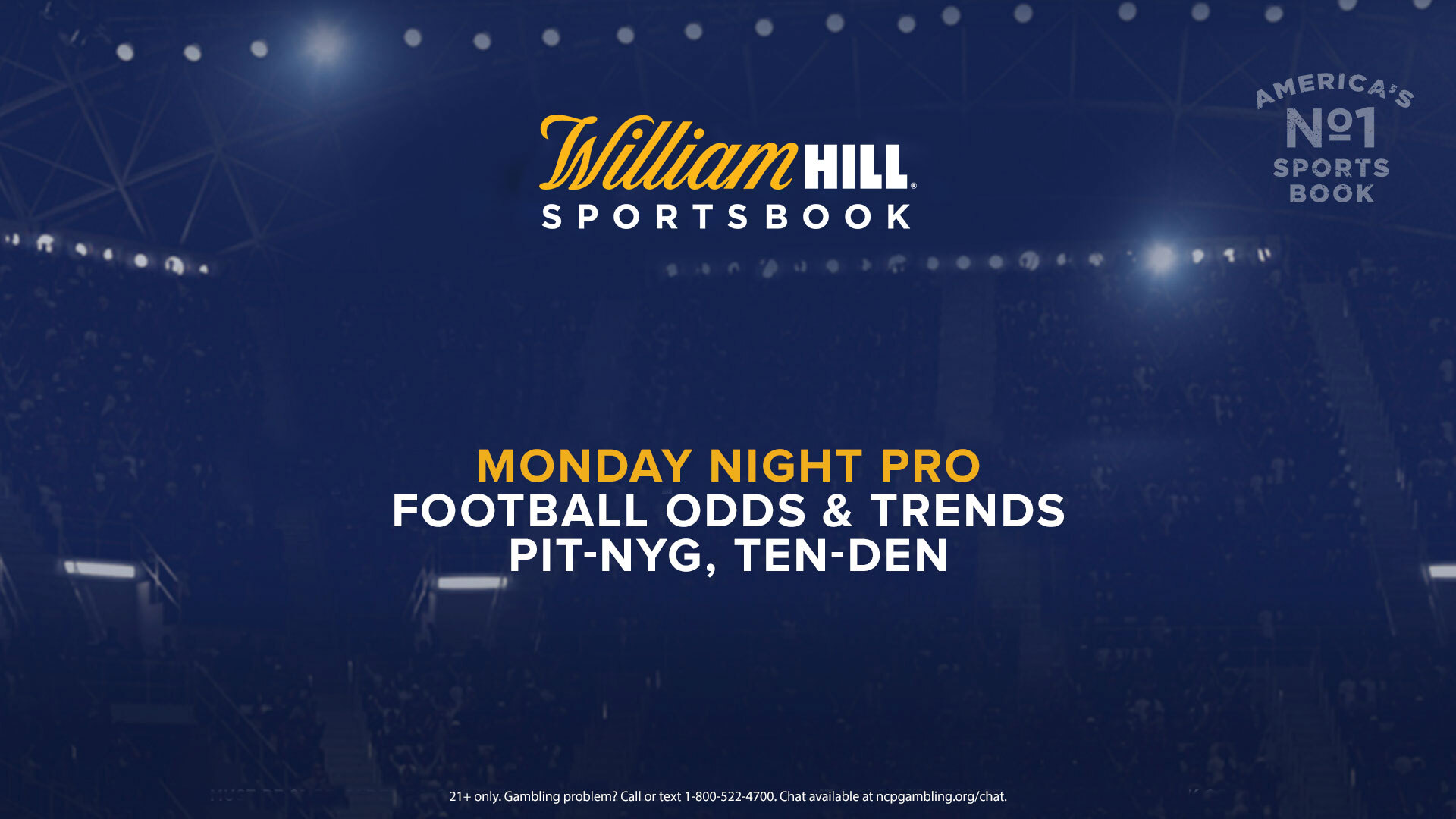 Monday Night Pro Football Odds & Trends: PIT-NYG, TEN-DEN - William Hill US  - The Home of Betting