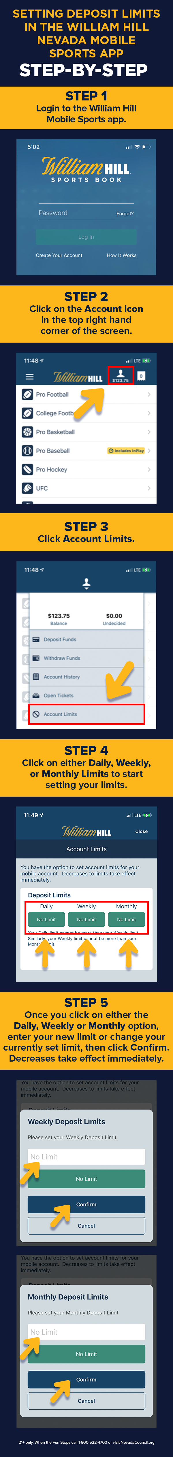 what is deposit limit william hill , how to claim free bets on william hill